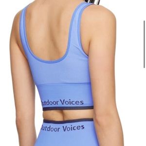 Outdoor voices sports bra!